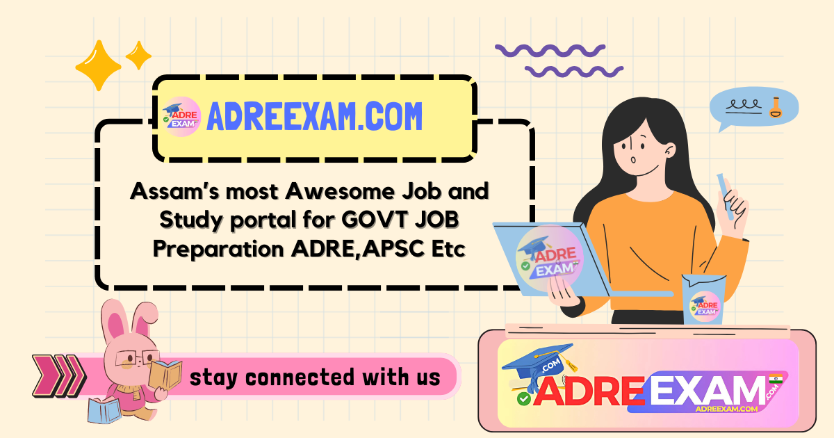 Assam’s No1 Govt Job Portal Job Updates Quiz CA GK